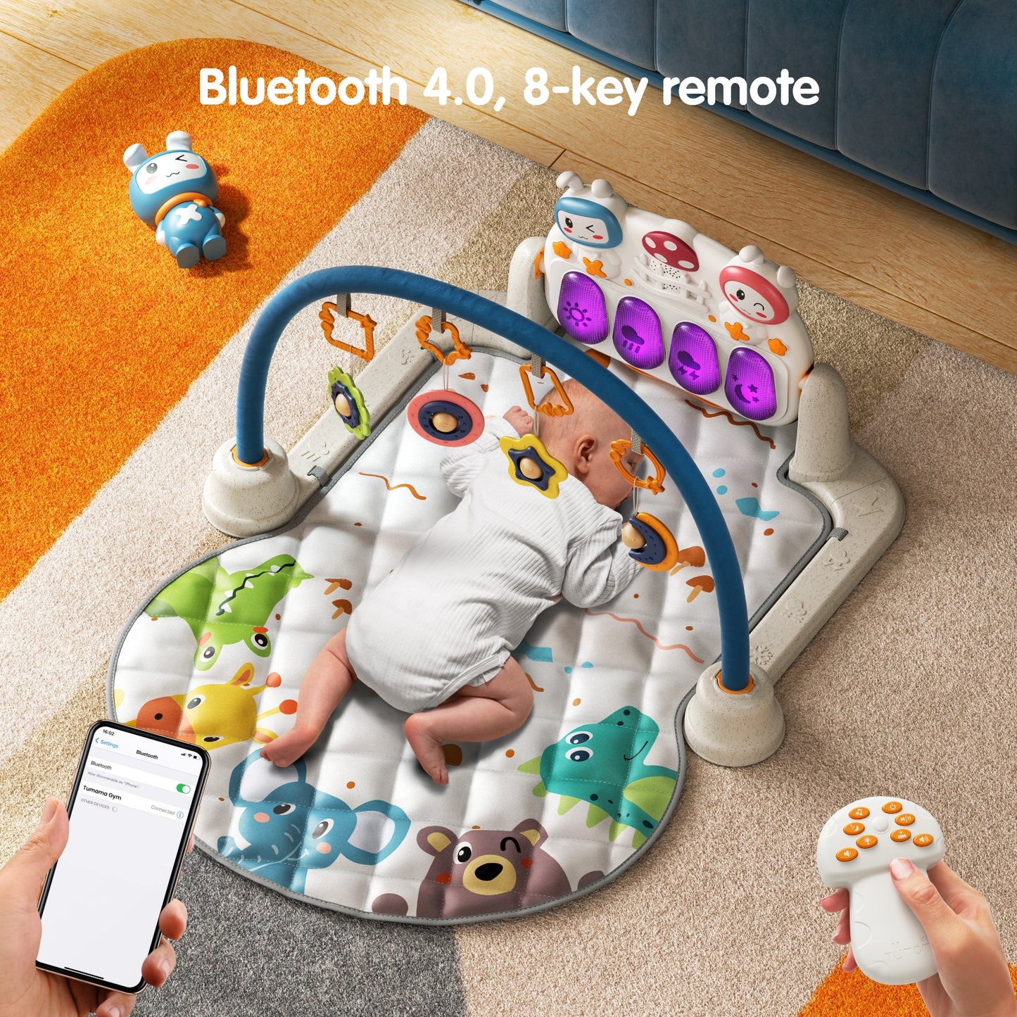 Tumama Kids - Playmat Activity Gym Animal