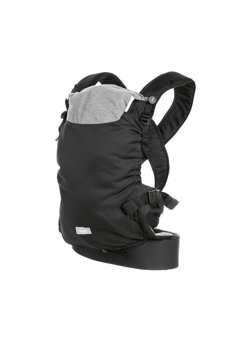 SKIN FIT CARRIER -BLACK- WITH NECK SUPPORT & PROTECTIVE HOOD