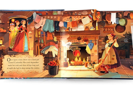 Tumama Kids - Pop-Up Fairy Tales Cindrella - 3D Book