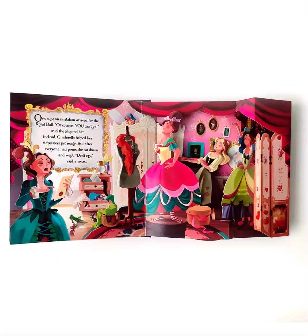 Tumama Kids - Pop-Up Fairy Tales Cindrella - 3D Book