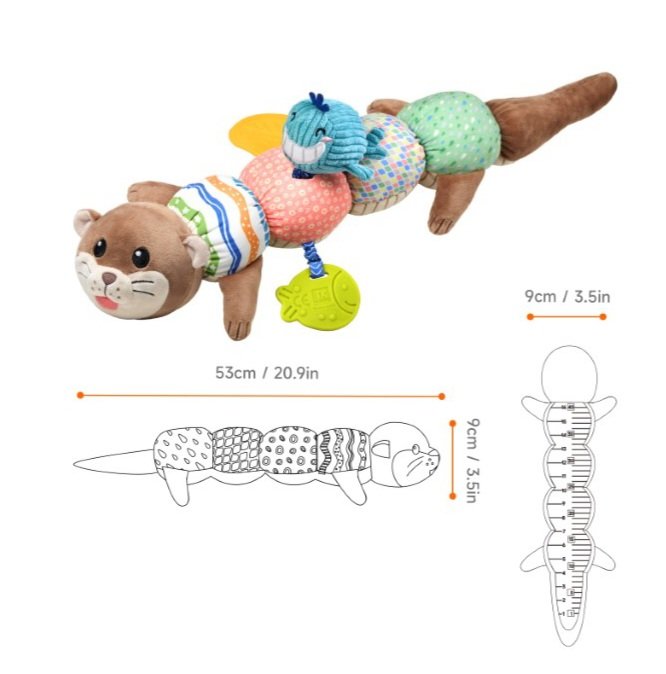 Tumama Kids - Soft Plush - Sensory Otter Toy