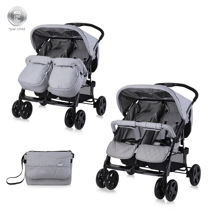 Lorelli Twin Baby Stroller + bag