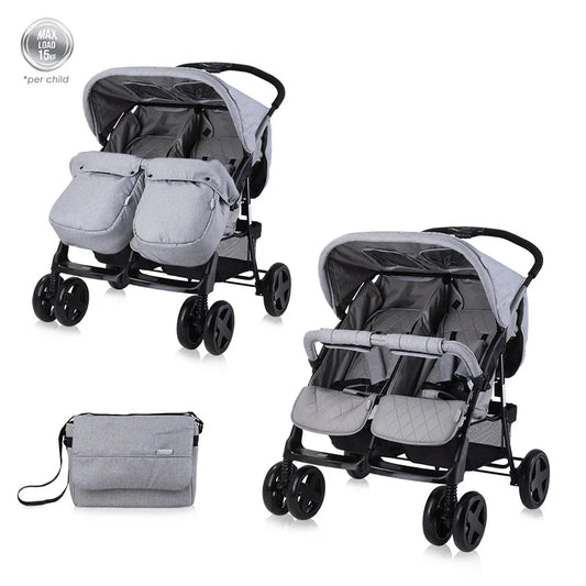 Lorelli Twin Baby Stroller + bag