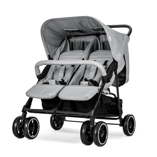 Lorelli - Twin Baby Stroller - Grey - (+Bag)