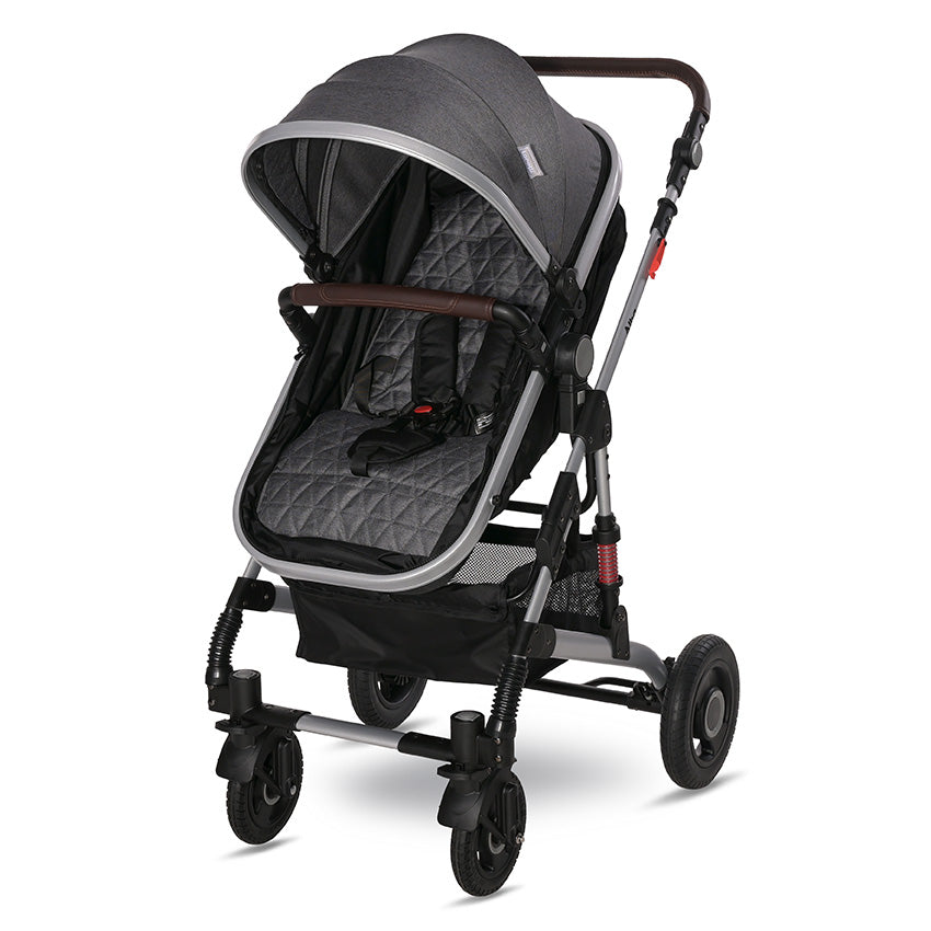 Lorelli - Baby Stroller - Alba Premium Set 3in1 - (NEW) - Steel Grey - Travel System