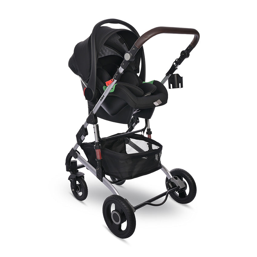 Lorelli - Baby Stroller - Alba Premium Set 3in1 - (NEW) - Steel Grey - Travel System