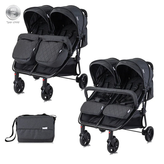Baby Stroller DUO +bag BLACK