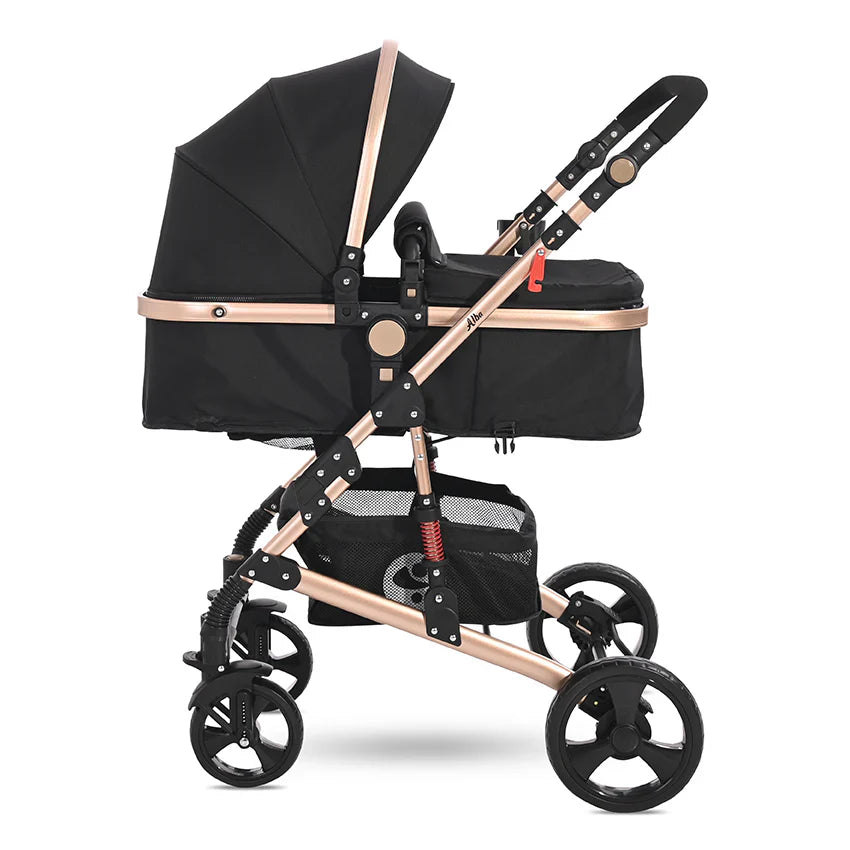 Baby Stroller ALBA CLASSIC SET BLACK