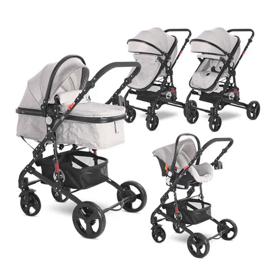 Baby Stroller ALBA CLASSIC SET GREY