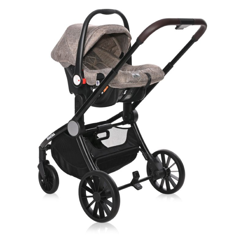 Lorelli - Combi Ramona Stroller Travel System 3in1 - Beige