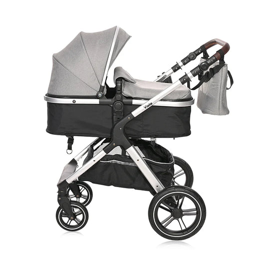 Baby Stroller VIOLA 3in1 with transformable seat Grey