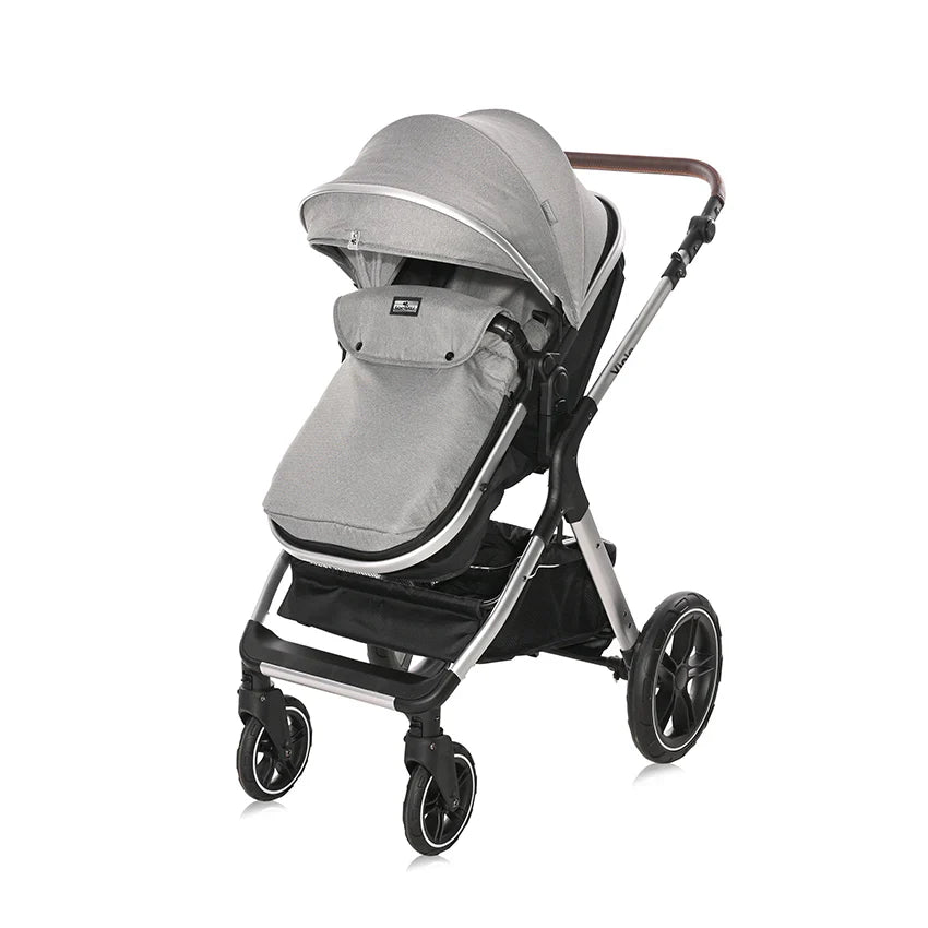 Baby Stroller VIOLA 3in1 with transformable seat Grey