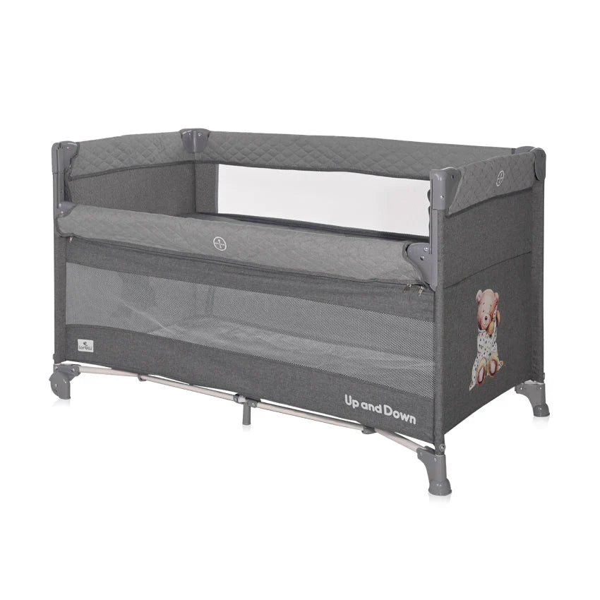 Baby Cot UP and DOWN / next to me Grey