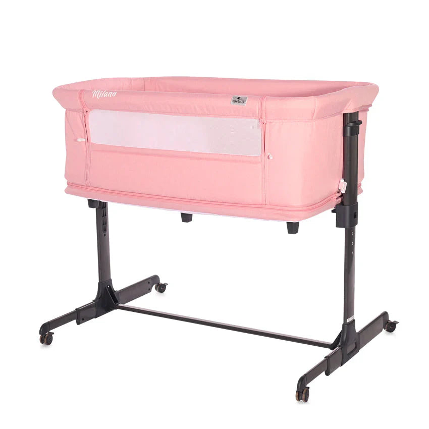 Crib MILANO 2in1 PINK