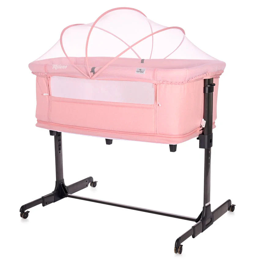 Crib MILANO 2in1 PINK