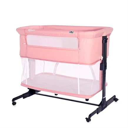 Crib MILANO 2in1 PINK