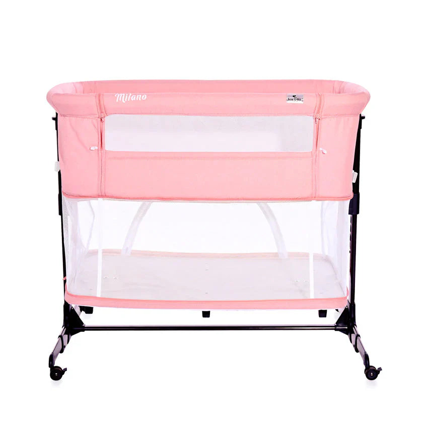 Crib MILANO 2in1 PINK