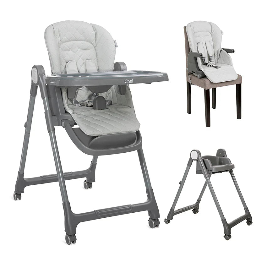 Baby high chair CHEF 3in1 Grey