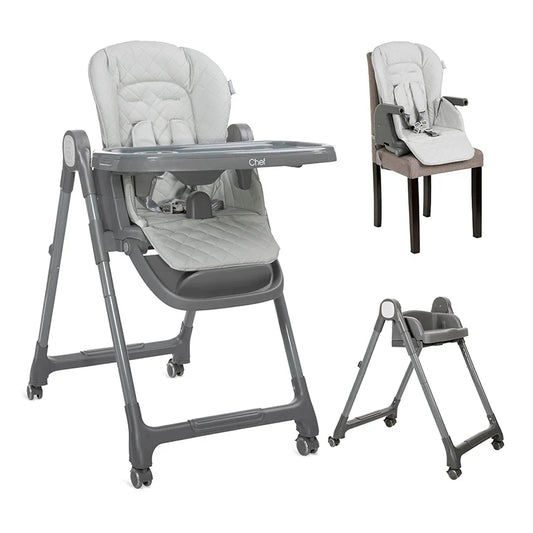 Baby high chair CHEF 3in1 Grey
