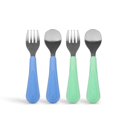 Ubbi - SST Cutlery 2Forks/2Spoons - Polaris/Sugar Snap