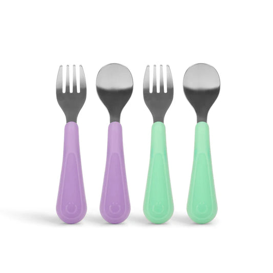 Ubbi - SST Cutlery 2Forks/2Spoons - Polaris/Sugar Snap