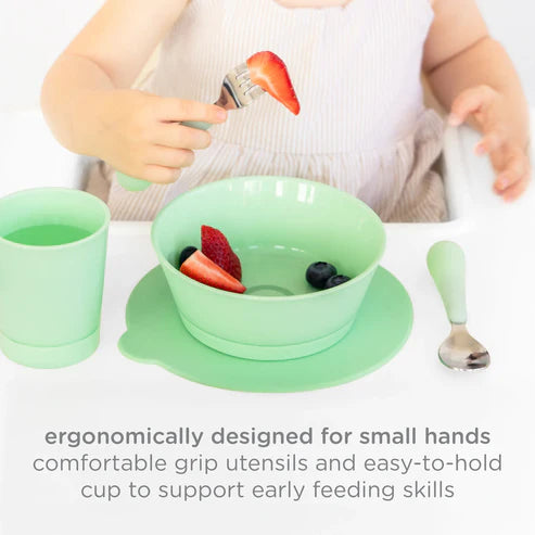 Ubbi - Feeding Set - Plate,Bowl,Cup,Cutlery,Sunction Cup
