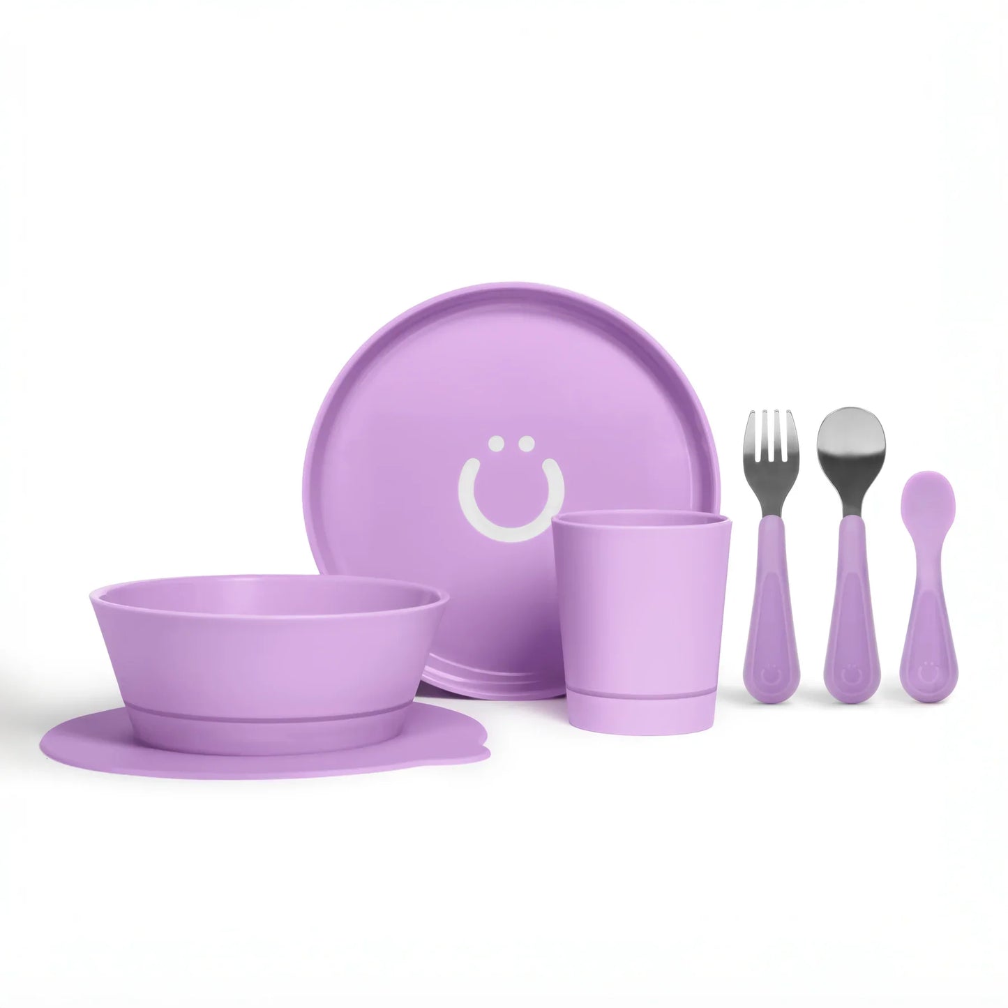 Ubbi - Feeding Set - Plate,Bowl,Cup,Cutlery,Sunction Cup