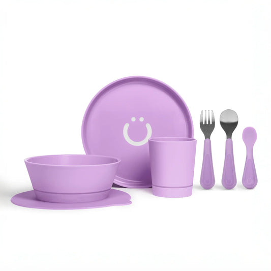 Ubbi - Feeding Set - Plate,Bowl,Cup,Cutlery,Sunction Cup