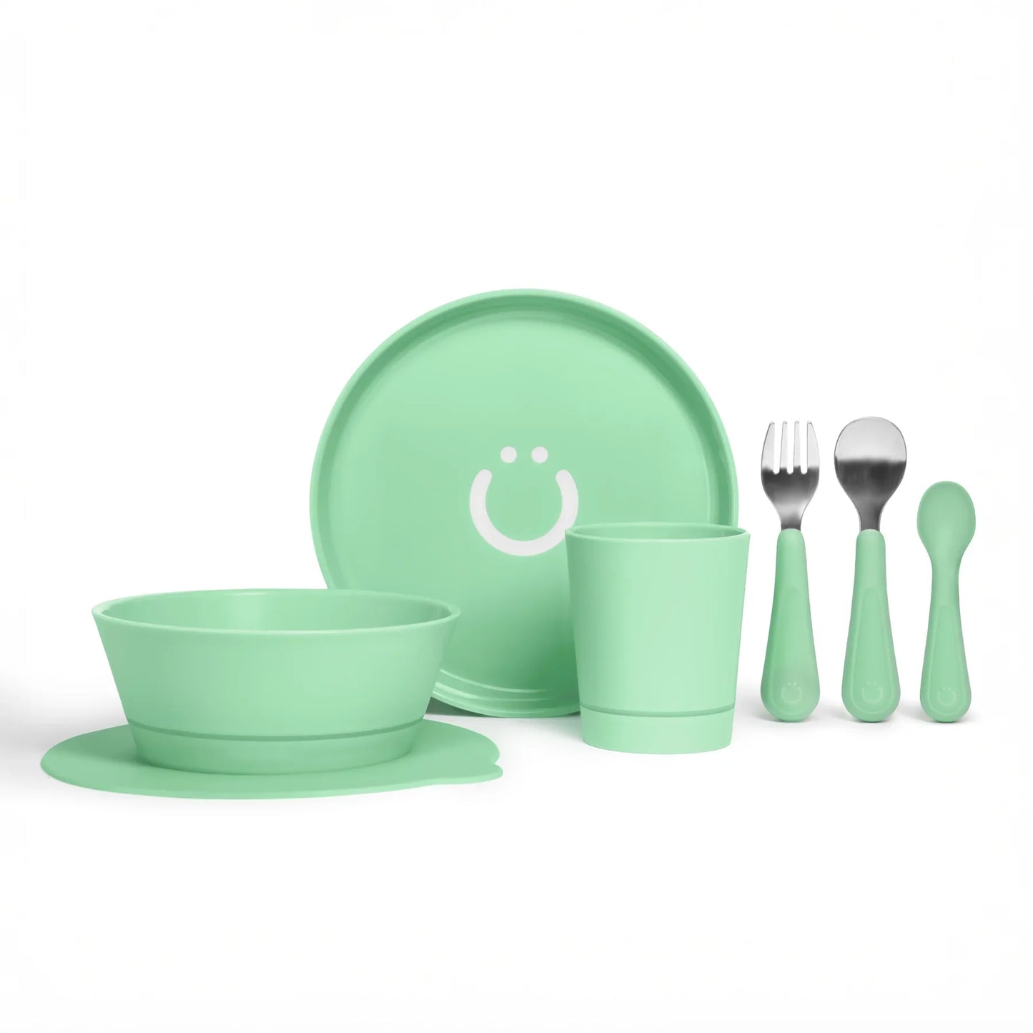 Ubbi - Feeding Set - Plate,Bowl,Cup,Cutlery,Sunction Cup