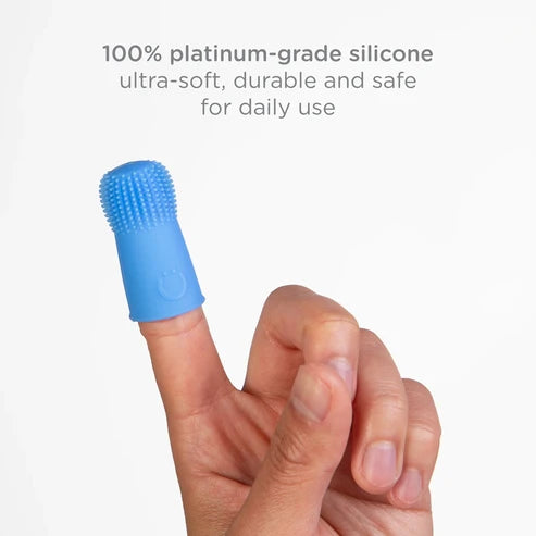 Ubbi - 2 Finger Toothbrushes + Case Silicone