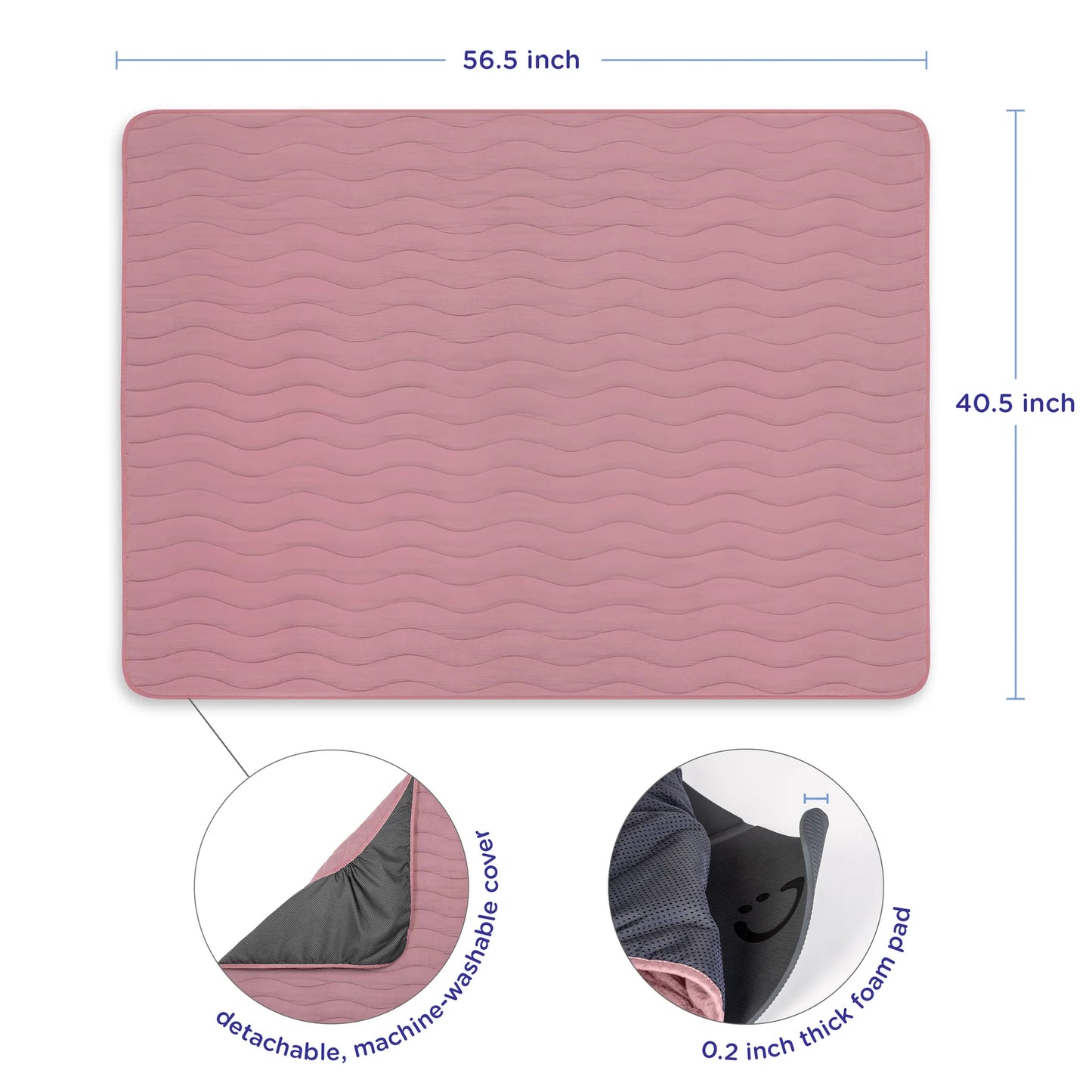 Ubbi - Floor Mat & Cover - Fig Blossom