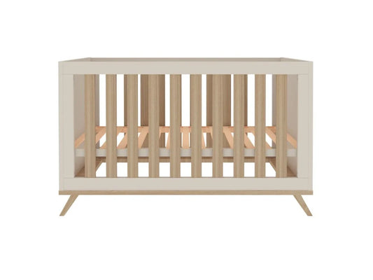 Faktum - Sienna Convertible Baby & Toddler Cot - Adjustable Mattress Base - Cashmere