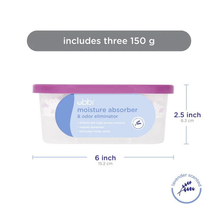 Ubbi - Moisture Absorber Lavender - 3pack