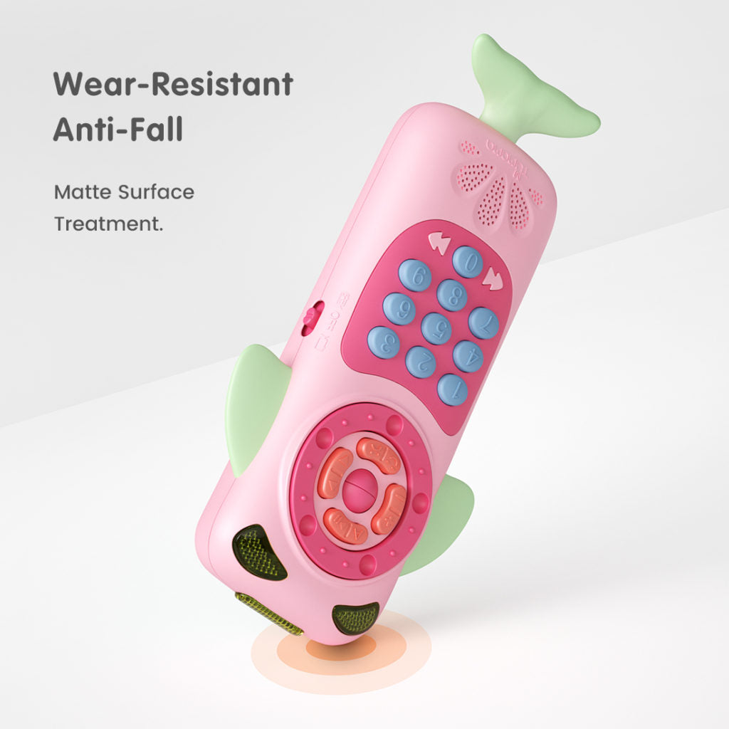 Tumama Kids - Whale Remote Control & Mobile Phone - 2in1 - Pink