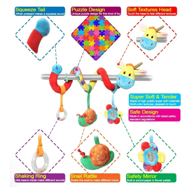 Tumama Kids - Baby Spiral Toy – Giraffe