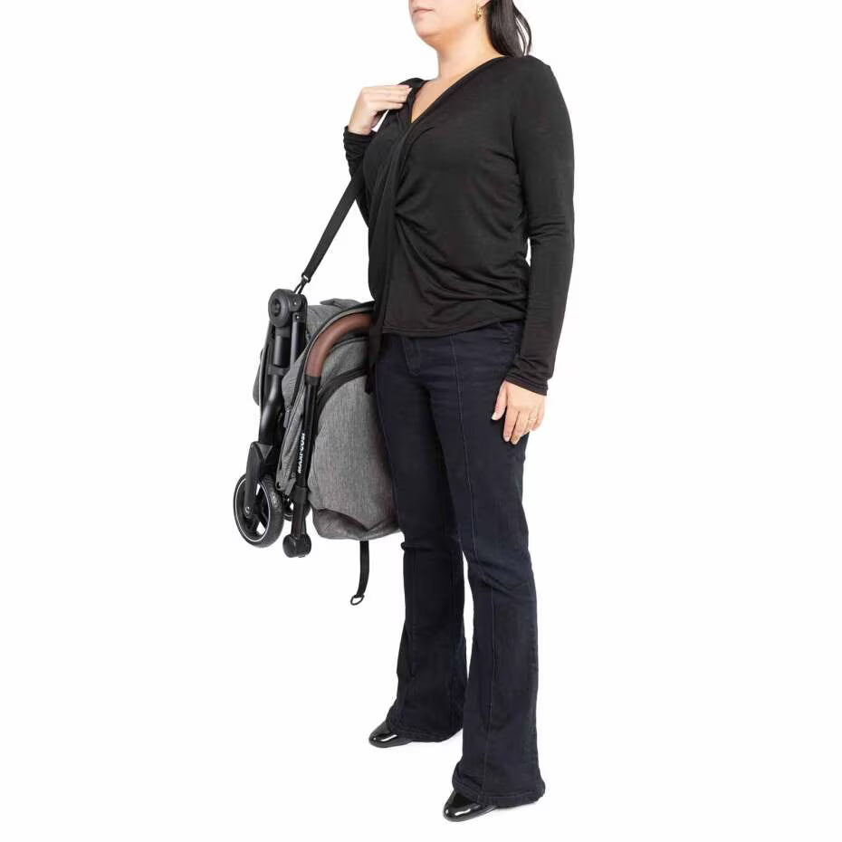 Maxi-Cosi - Eva 3 Bundle - Travel System Stroller - Cabriofix i-size Car Seat - Cabriofix i-size Base - Select Grey