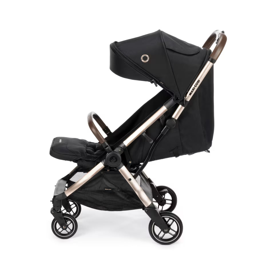 Maxi-Cosi - Eva 3 Stroller - Travel Stroller - Essential Black Champagne