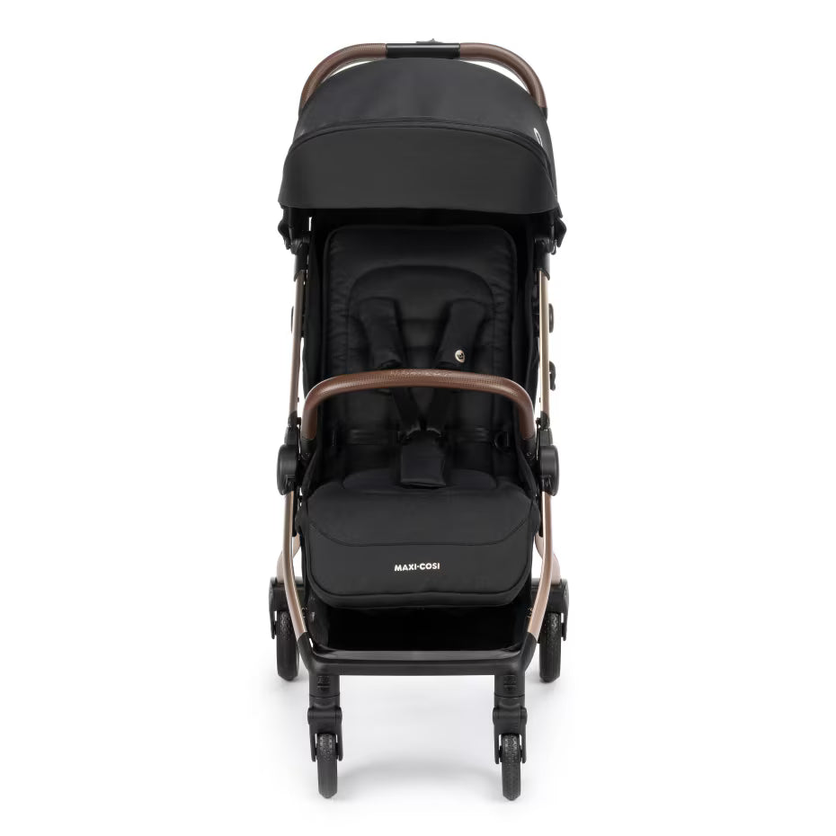 Maxi-Cosi - Eva 3 Stroller - Travel Stroller - Essential Black Champagne
