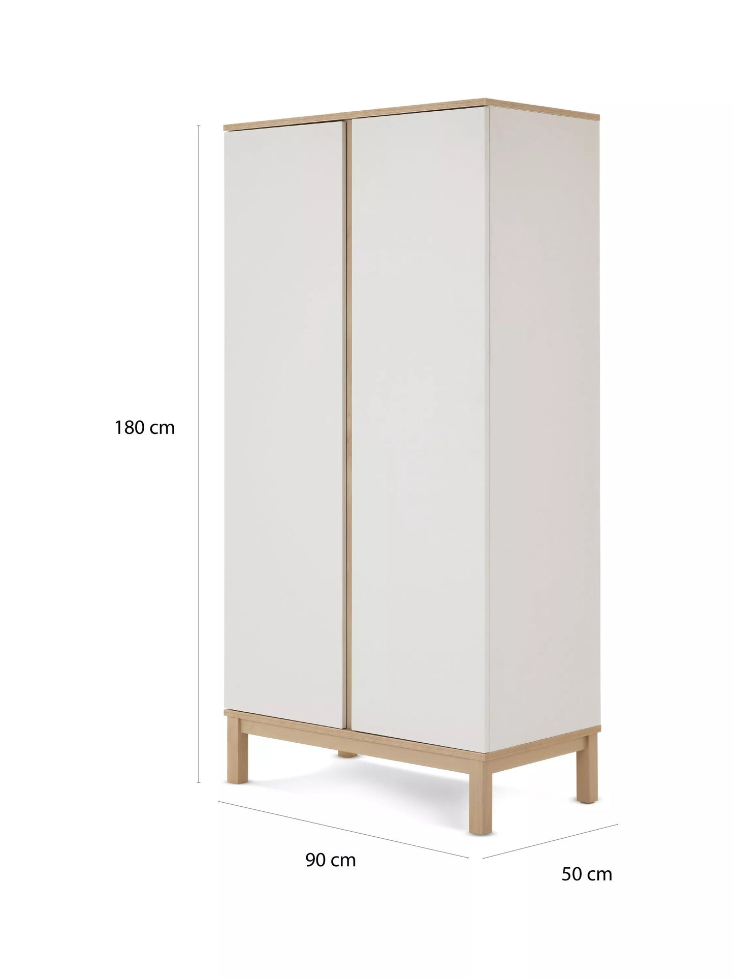 Faktum - Astrid Double Wardrobe - Two-Tone Modern Design