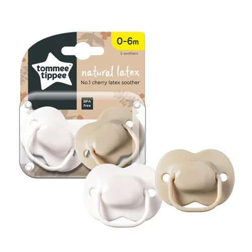 (TOMMEE TIPPEE) TT 2 X 06M CHERRY LATEX SOOTHER LL