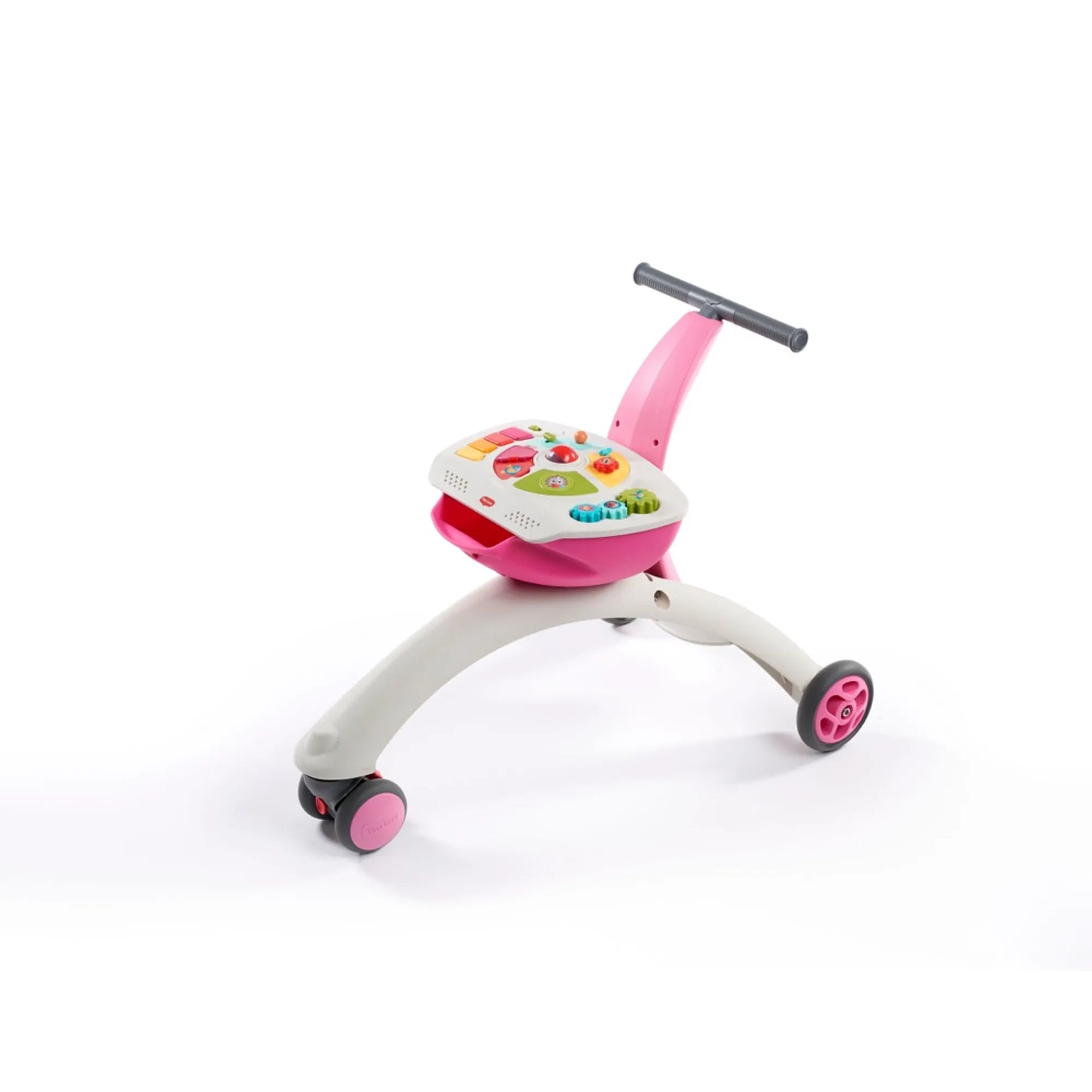 Tiny Love 5 in 1 Walk Behind & ride-on-Pink