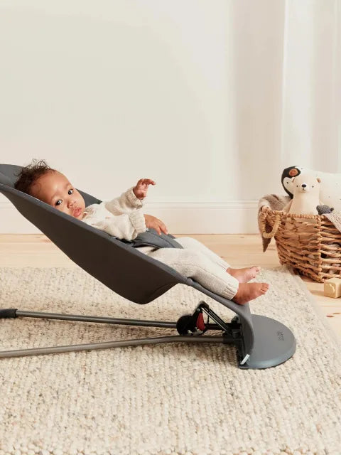 Babybjorn - Bouncer Bliss Woven Petal - Anthracite