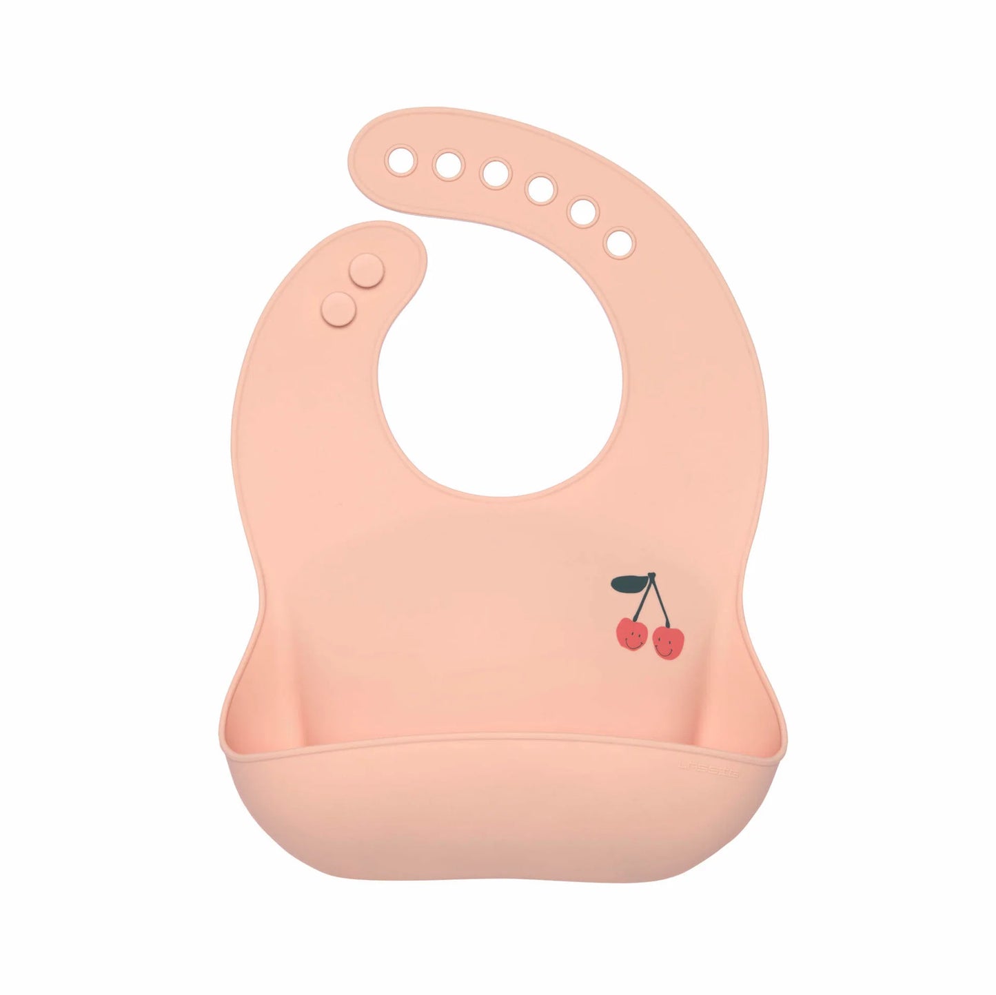 Lassig - Silicone Bibs Happy Fruits - Cherry