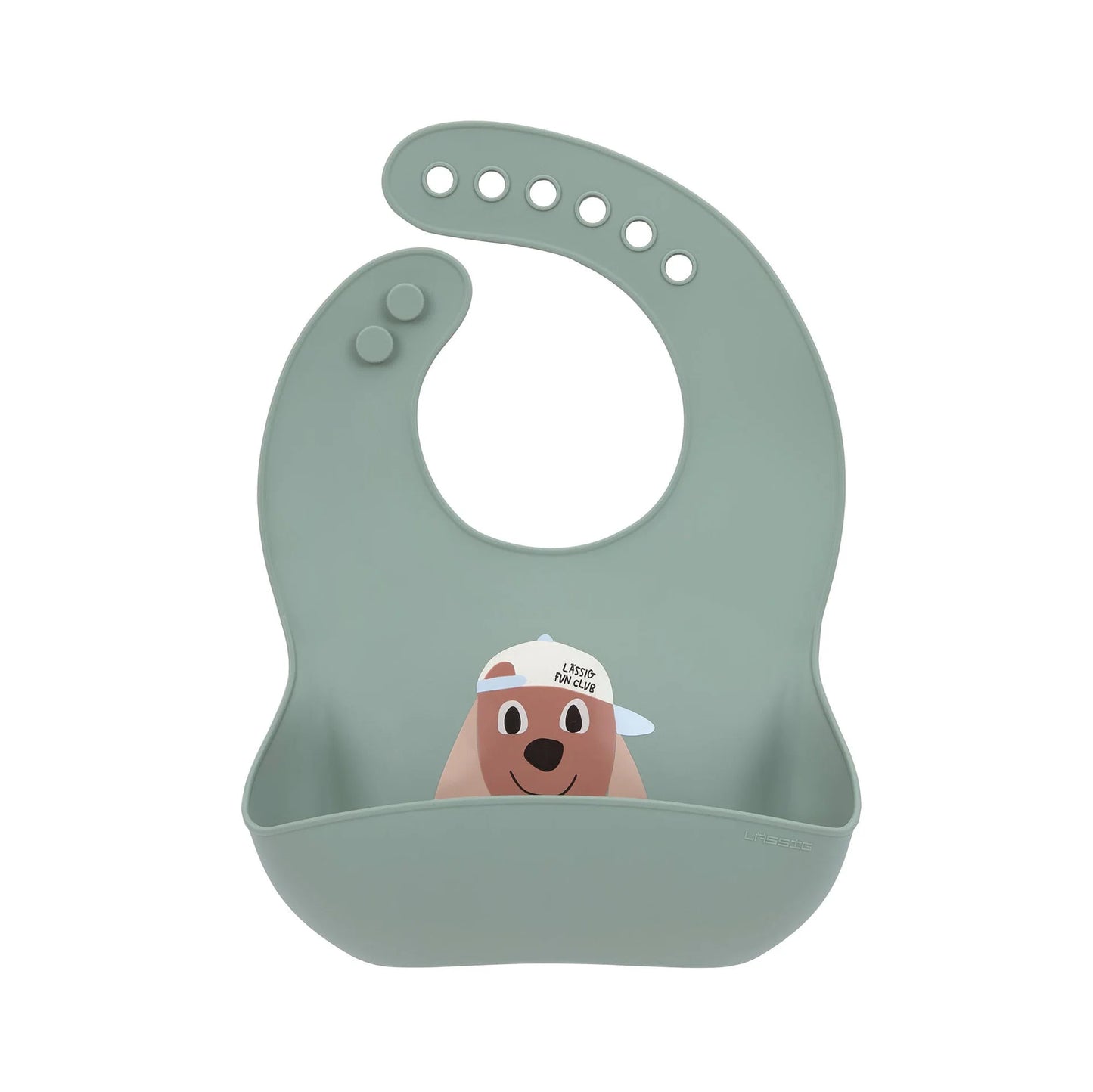 Lassig - Silicone Bibs Happy Fruits - Cherry