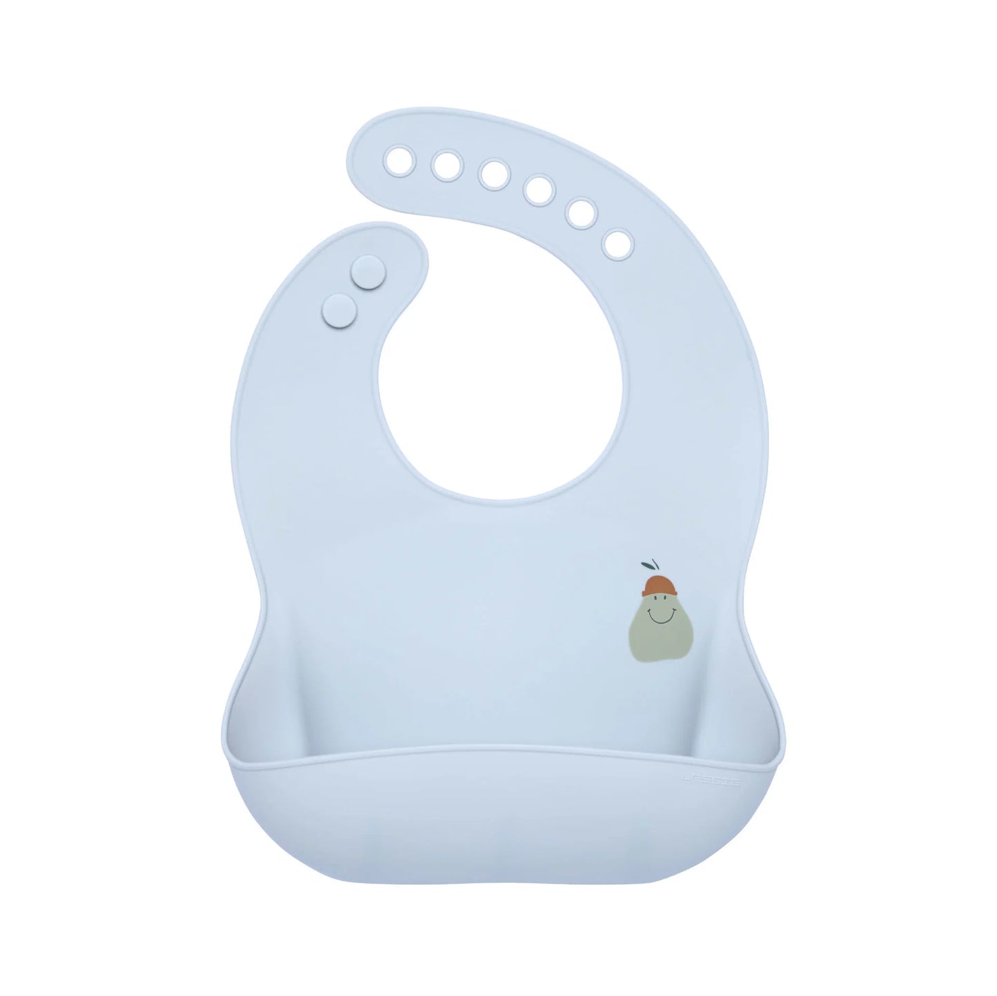 Lassig - Silicone Bibs Happy Fruits - Cherry