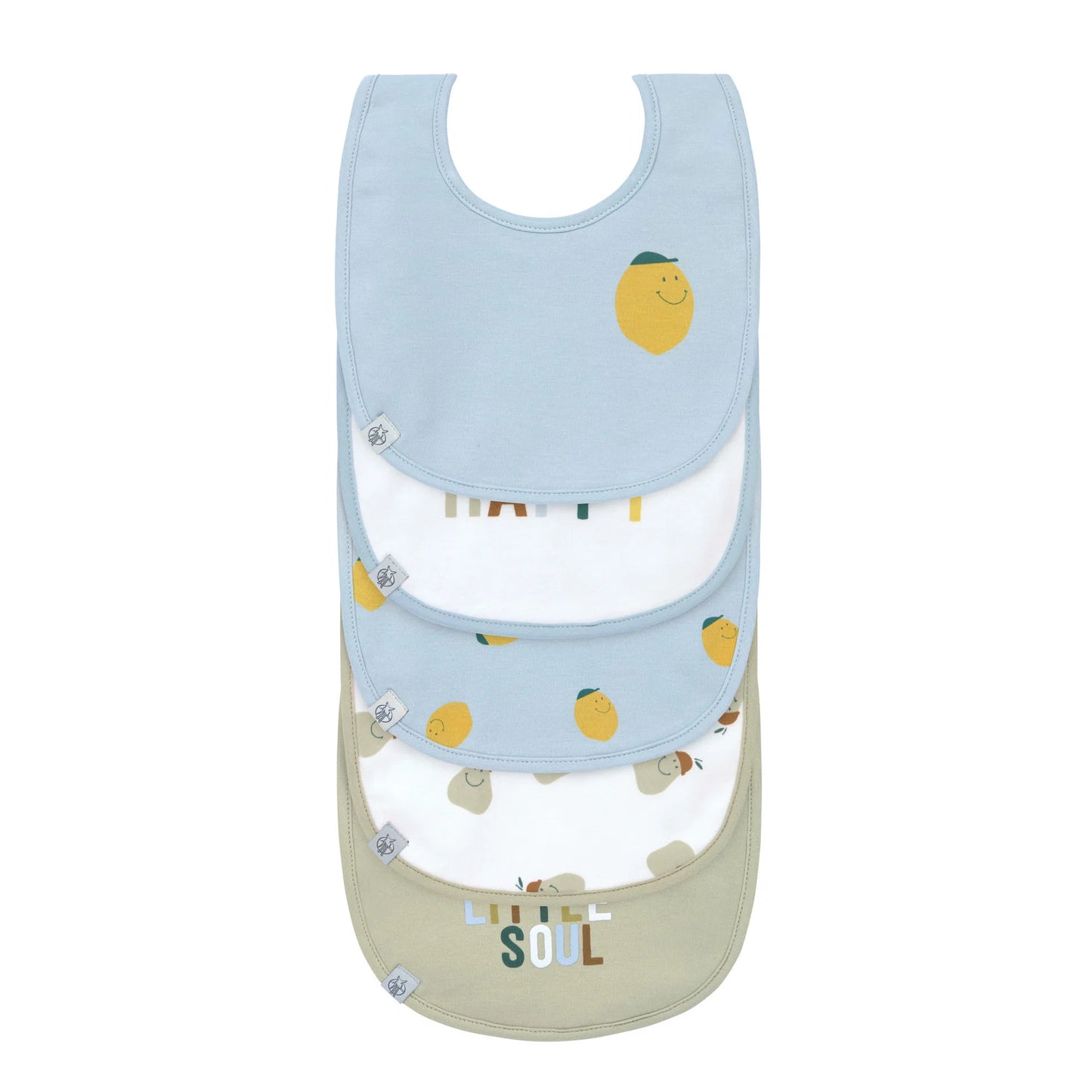 Lassig - Happy Fruits  - Bibs 5pcs