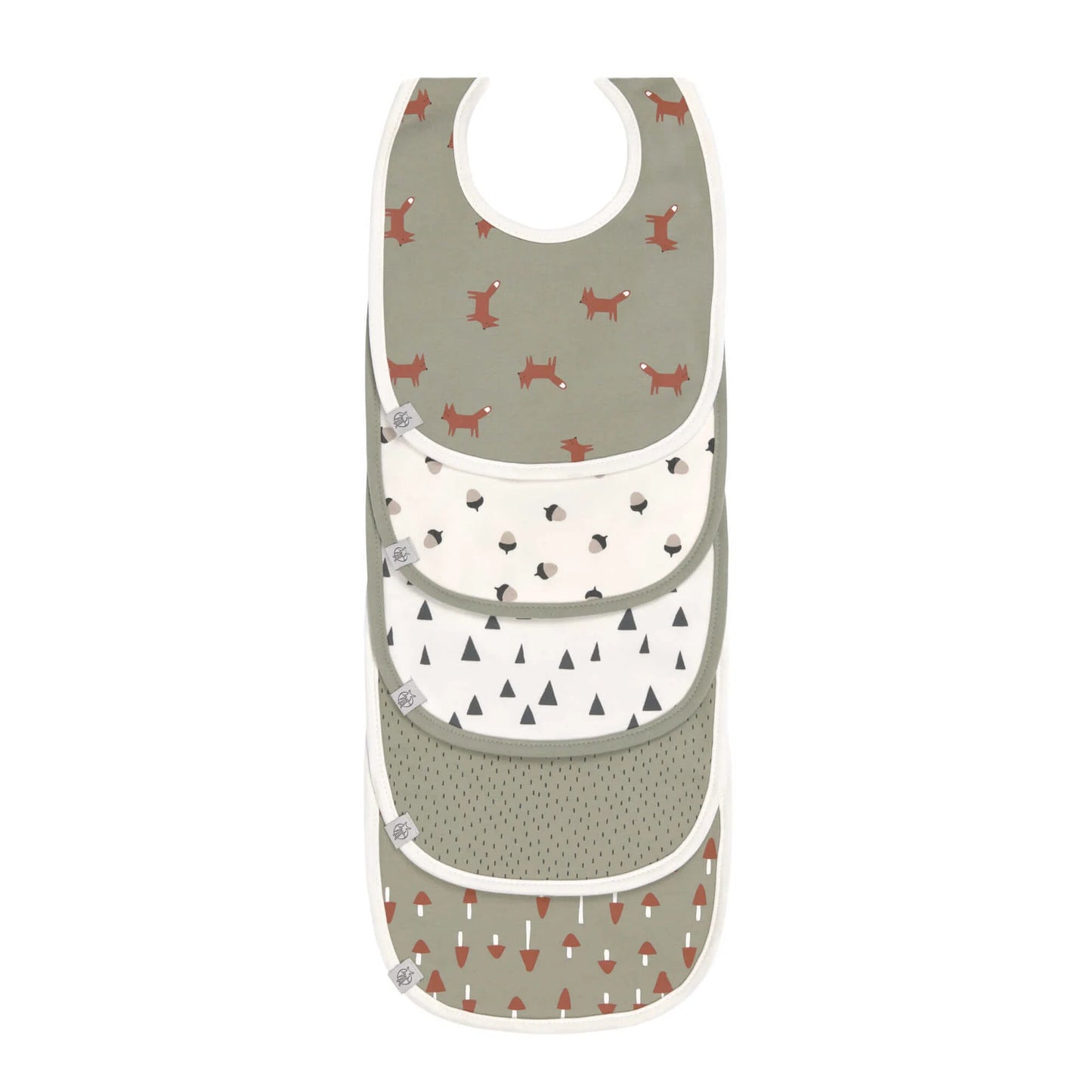 Lassig - Happy Fruits  - Bibs 5pcs
