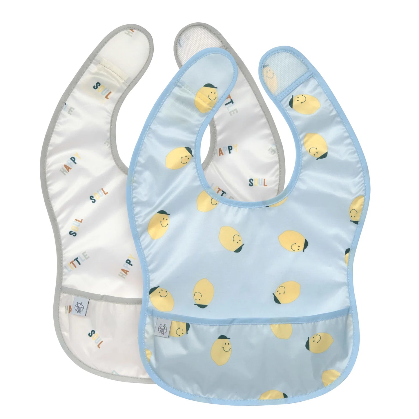 Lassig - Happy Fruits - 2pcs Bibs Lemon