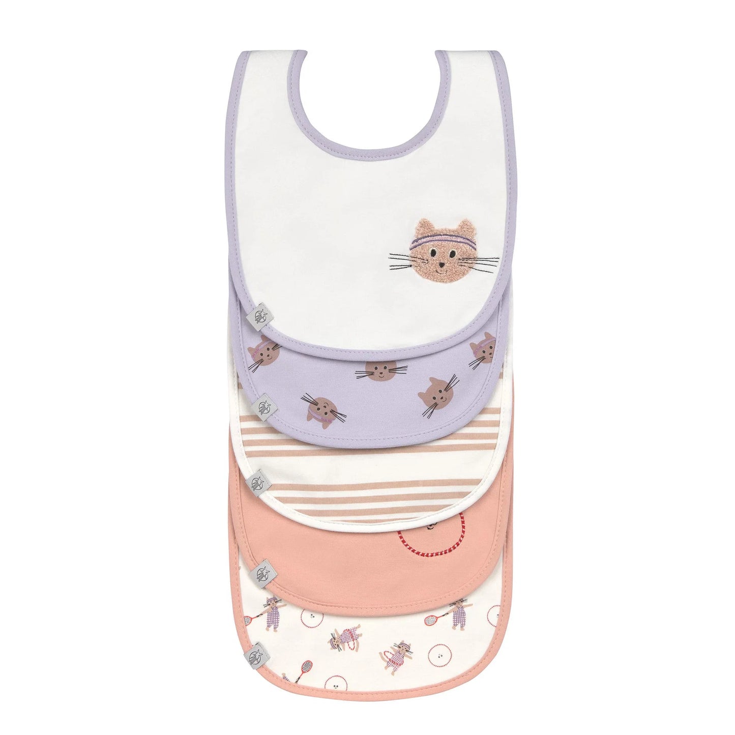 Lassig - Tiny Team - Bibs 5 pcs