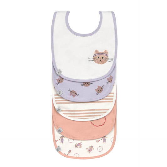 Lassig - Tiny Team - Bibs 5 pcs